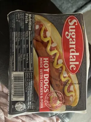SUGARDALE MEAT HOT DOG