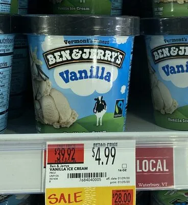 BEN&JERRY VANILLA